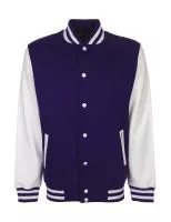 Varsity Jacket Purple/White
