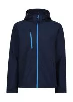 Venturer 3-Layer Hooded Softshell Jacket Navy/French Blue