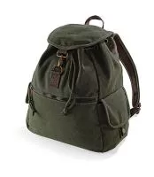 Vintage Canvas Backpack Vintage Military Green