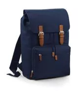 Vintage Laptop Backpack French Navy