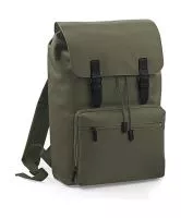 Vintage Laptop Backpack Olive Green/Black