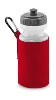 Water Bottle And Holder Classic Red