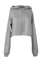 Women`s Cropped Fleece Hoodie Storm