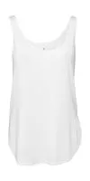 Women`s Flowy Side Slit Tank Fehér