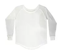 Women`s Loose Fit LS T Fehér