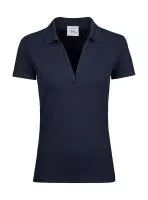 Women`s Luxury Stretch V Polo Navy