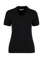 Women`s Regular Fit Comfortec® V Neck Polo Black