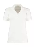 Women`s Regular Fit Comfortec® V Neck Polo Fehér