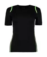 Women`s Regular Fit Cooltex® Contrast Tee Black/Fluorescent Lime