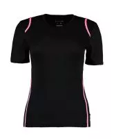 Women`s Regular Fit Cooltex® Contrast Tee Black/Fluorescent Pink