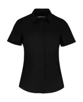 Women`s Tailored Fit Poplin Shirt SSL Black