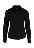 Women`s Tailored Fit Poplin Shirt Black