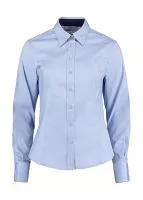 Women`s Tailored Fit Premium Contrast Oxford Shirt Light Blue/Navy