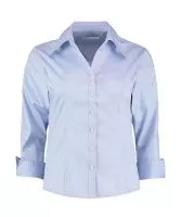 Women`s Tailored Fit Premium Oxford 3/4 Shirt Light Blue
