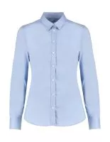 Women`s Tailored Fit Stretch Oxford Shirt LS Light Blue