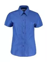 Women`s Tailored Fit Workwear Oxford Shirt SSL Italian Blue