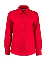 Women`s Tailored Fit Workwear Oxford Shirt Piros