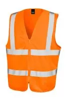 Zip I.D Safety Tabard Fluorescent Orange
