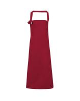 'CALIBRE' HEAVY COTTON CANVAS BIB APRON Burgundy