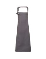 'CALIBRE' HEAVY COTTON CANVAS BIB APRON Dark Grey