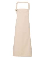 'CALIBRE' HEAVY COTTON CANVAS BIB APRON Natural