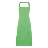 ‘COLOURS’ BIB APRON WITH POCKET Apple