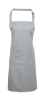 ‘COLOURS’ BIB APRON WITH POCKET Silver