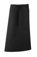 'COLOURS COLLECTION’ BAR APRON WITH POCKET Black