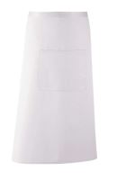'COLOURS COLLECTION’ BAR APRON WITH POCKET White