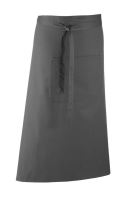 'COLOURS COLLECTION’ BAR APRON WITH POCKET Dark Grey