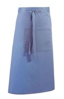 'COLOURS COLLECTION’ BAR APRON WITH POCKET Mid Blue