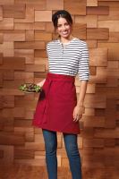 'COLOURS COLLECTION’ MID LENGTH APRON Red