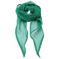 'COLOURS COLLECTION' PLAIN CHIFFON SCARF Emerald