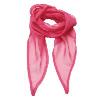 'COLOURS COLLECTION' PLAIN CHIFFON SCARF Fuchsia