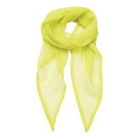 'COLOURS COLLECTION' PLAIN CHIFFON SCARF Lime