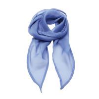 'COLOURS COLLECTION' PLAIN CHIFFON SCARF Mid Blue