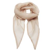 'COLOURS COLLECTION' PLAIN CHIFFON SCARF Natural