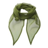 'COLOURS COLLECTION' PLAIN CHIFFON SCARF Oasis Green