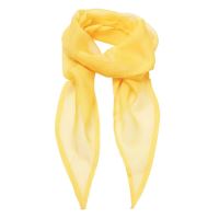 'COLOURS COLLECTION' PLAIN CHIFFON SCARF Sunflower