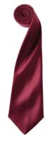 'COLOURS COLLECTION' SATIN TIE Burgundy