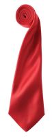 'COLOURS COLLECTION' SATIN TIE Red