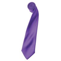 'COLOURS COLLECTION' SATIN TIE Rich Violet