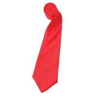 'COLOURS COLLECTION' SATIN TIE Strawberry Red