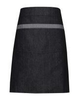 'DOMAIN' CONTRAST DENIM WAIST APRON 