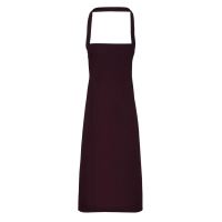 100% COTTON BIB APRON Brown