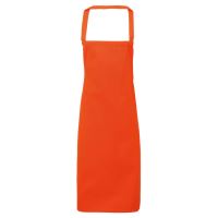 100% COTTON BIB APRON Orange