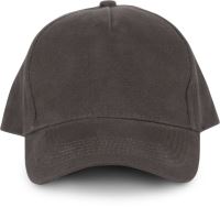 5 PANELS ORGANIC COTTON CAP Shale Grey