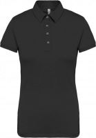 LADIES' SHORT SLEEVED JERSEY POLO SHIRT