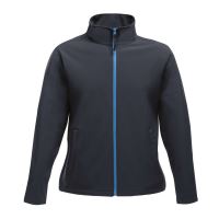 ABLAZE WOMEN'S PRINTABLE SOFTSHELL Navy/French Blue