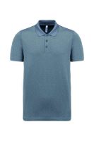 ADULT SHORT-SLEEVED MARL POLO SHIRT Fine Grey Heather